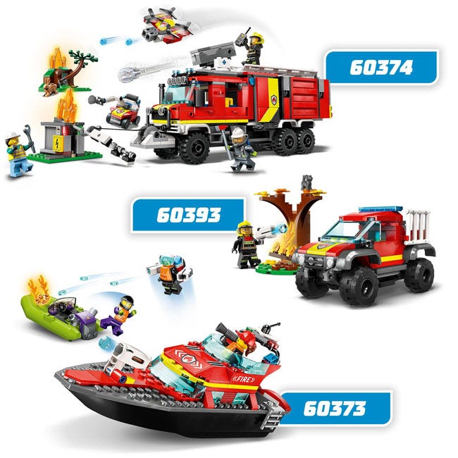 LEGO CITY FIRE RESCUE BOAT