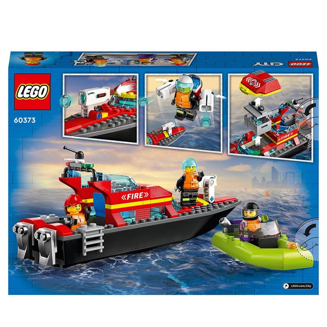 LEGO CITY FIRE RESCUE BOAT