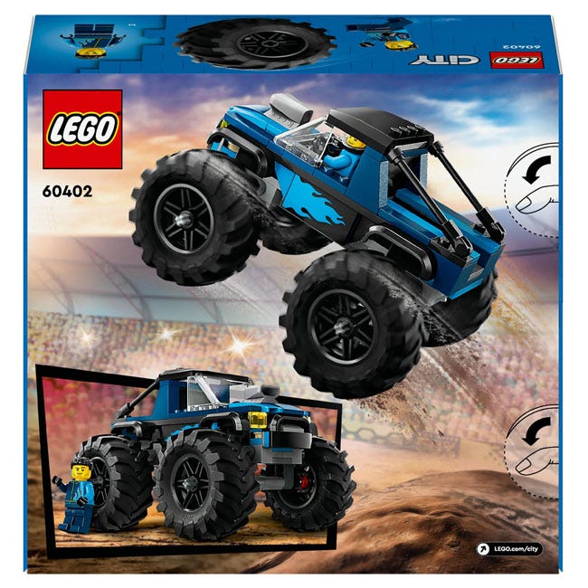 LEGO CITY BLUE MONSTER TRUCK