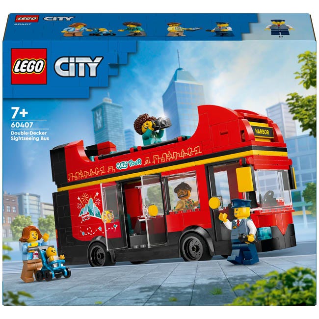 LEGO CITY RED DOUBLE-DECKER SIGHTSEEING LONDON BUS