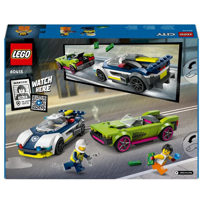 LEGO CITY POLICE CAR AND MUSCLE CAR CHASE