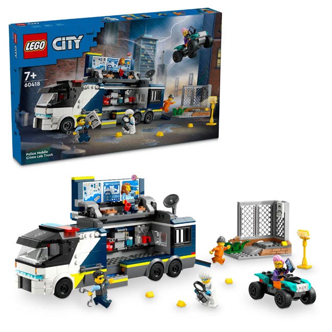 LEGO CITY POLICE MOBILE CRIME LAB TRUCK