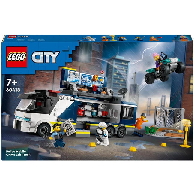 LEGO CITY POLICE MOBILE CRIME LAB TRUCK