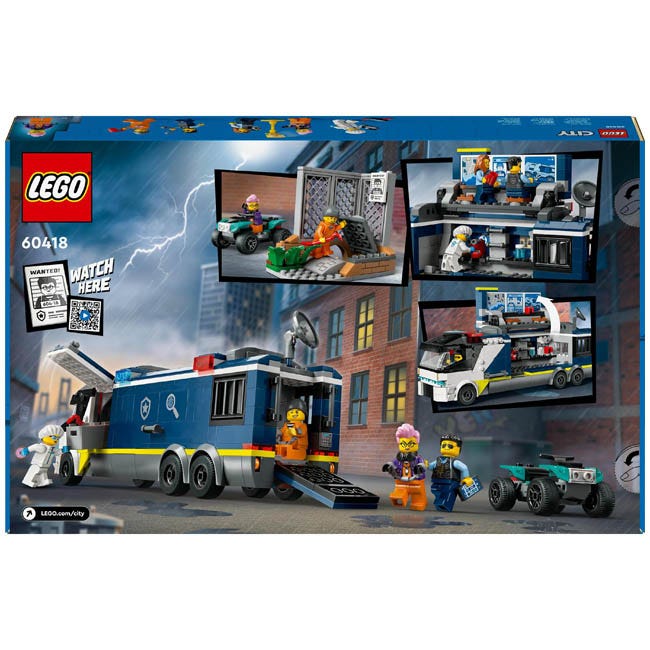 LEGO CITY POLICE MOBILE CRIME LAB TRUCK