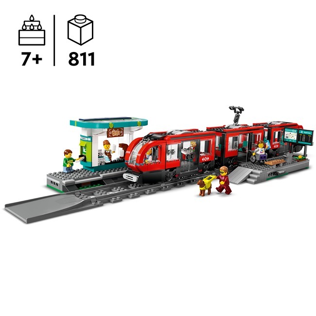 LEGO CITY DOWNTOWN STREETCAR AND STATION