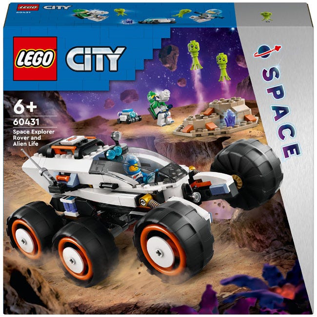 LEGO CITY SPACE EXPLORER ROVER AND ALIEN LIFE