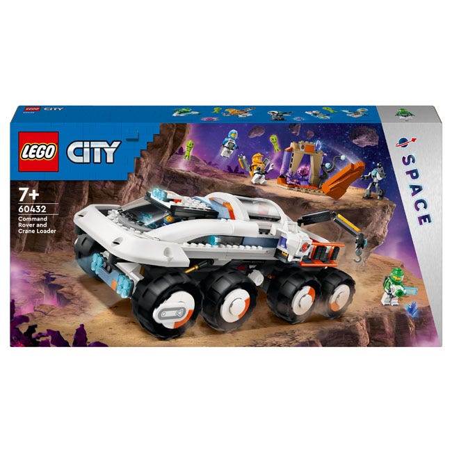 LEGO CITY COMMAND ROVER AND CRANE LOADER