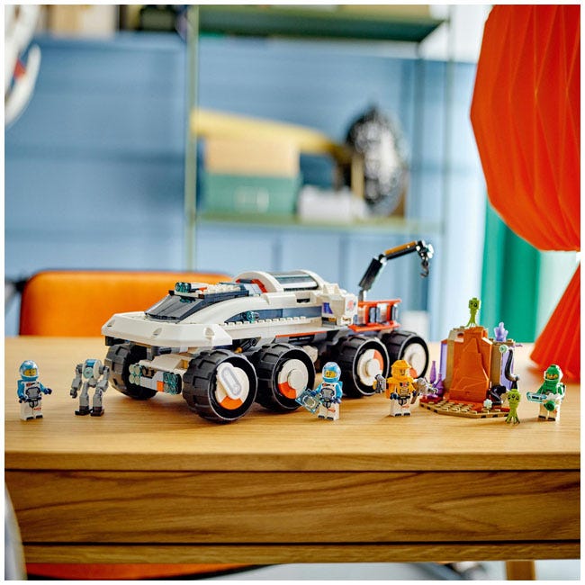 LEGO CITY COMMAND ROVER AND CRANE LOADER