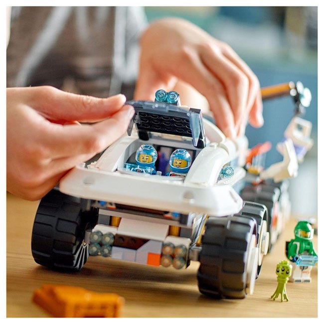 LEGO CITY COMMAND ROVER AND CRANE LOADER