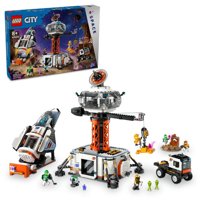LEGO CITY SPACE BASE AND ROCKET LAUNCHPAD