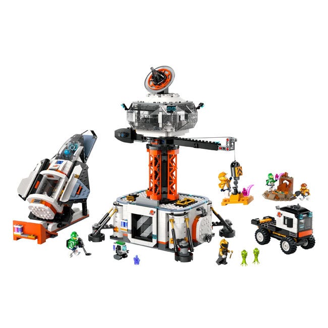 LEGO CITY SPACE BASE AND ROCKET LAUNCHPAD