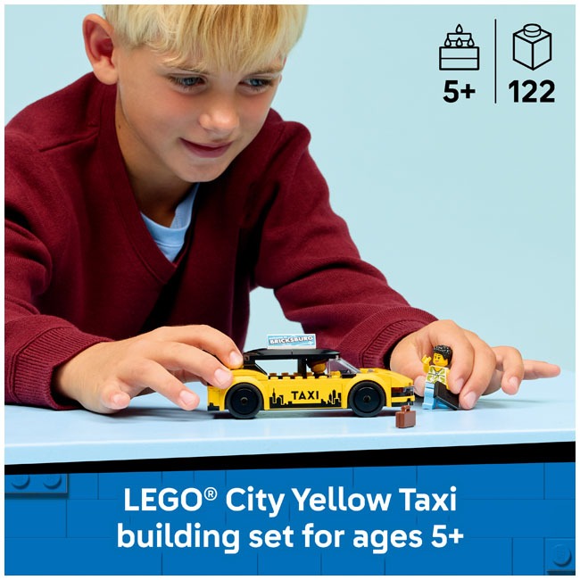 LEGO CITY YELLOW TAXI