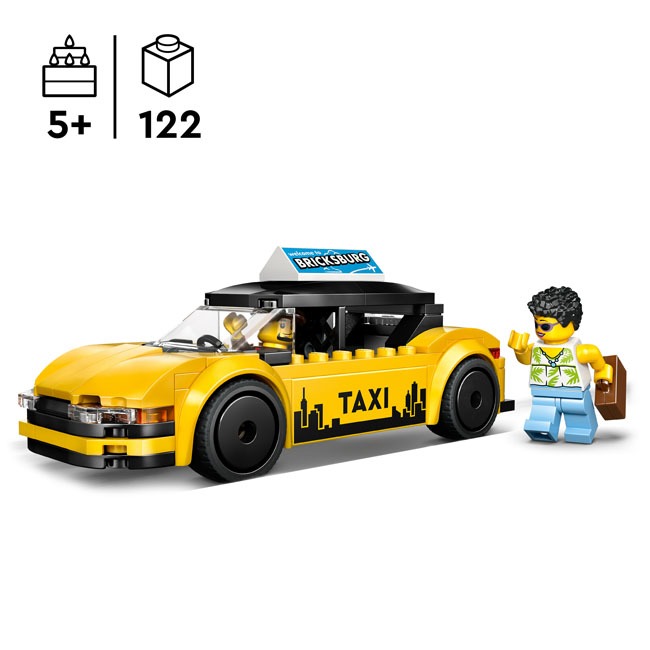 LEGO CITY YELLOW TAXI