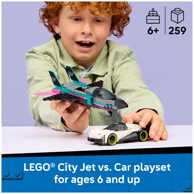 LEGO CITY JET VS CAR