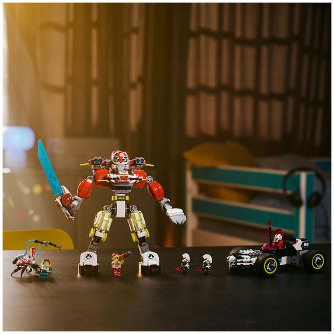 LEGO DREAMZZZ COOPER'S TIGER MECH AND ZERO'S HOT ROD CAR