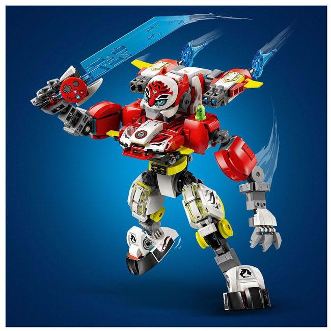 LEGO DREAMZZZ COOPER'S TIGER MECH AND ZERO'S HOT ROD CAR