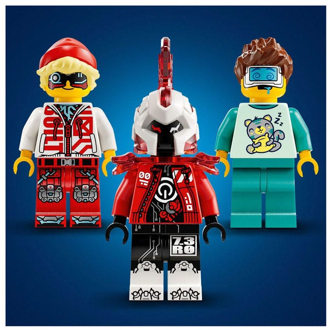 LEGO DREAMZZZ COOPER'S TIGER MECH AND ZERO'S HOT ROD CAR