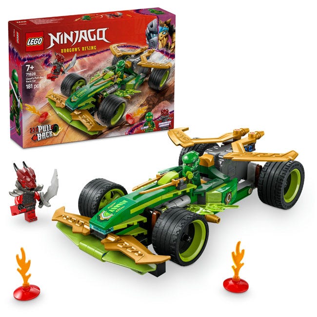 LEGO NINJAGO LLOYD'S PULL BACK RACE CAR