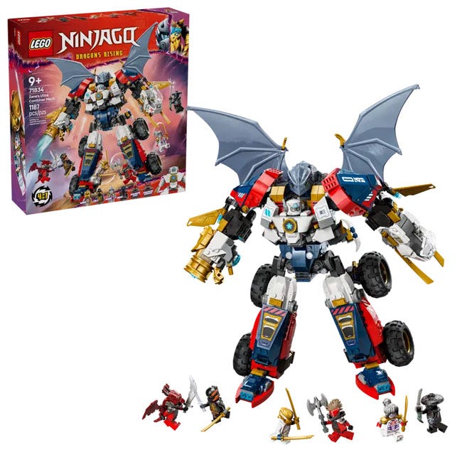 LEGO NINJAGO ZANES ULTRA COMBINER MECH