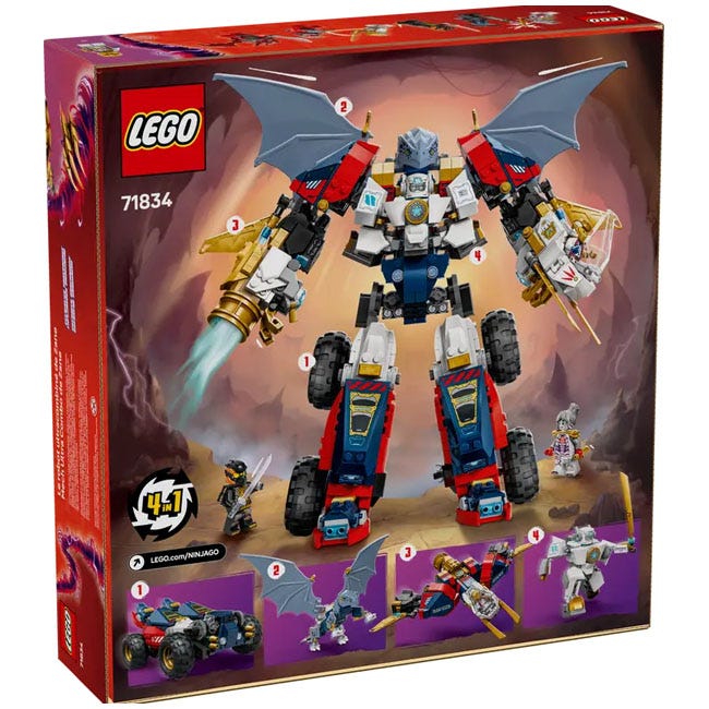 LEGO NINJAGO ZANES ULTRA COMBINER MECH