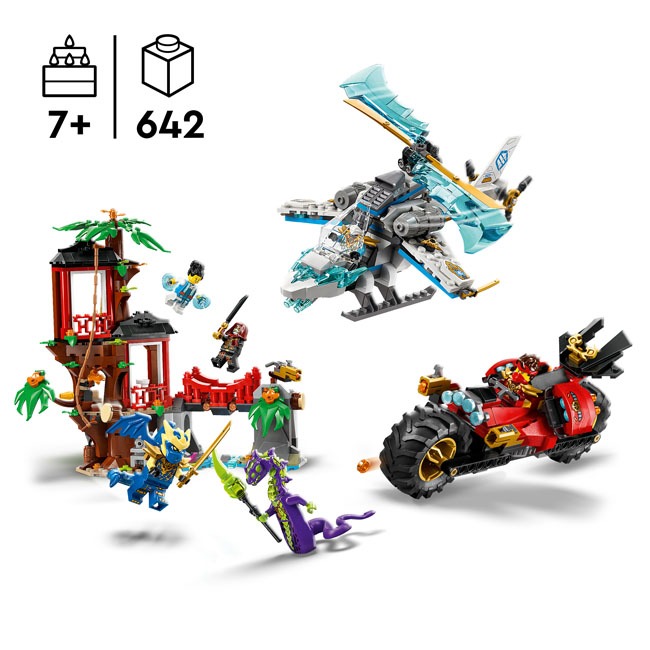 LEGO NINJAGO NINJA VEHICLE TREE HOUSE BATTLE