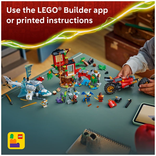 LEGO NINJAGO NINJA VEHICLE TREE HOUSE BATTLE