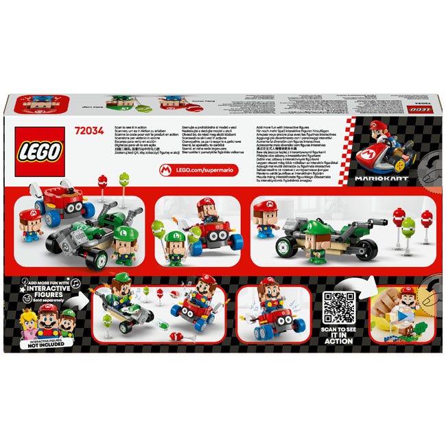 LEGO SUPER MARIO MARIO KART BABY MARIO VS. BABY LUIGI