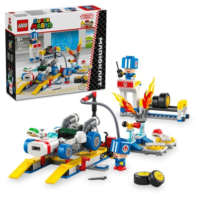LEGO SUPER MARIO MARIO KART TOADÆS GARAGE