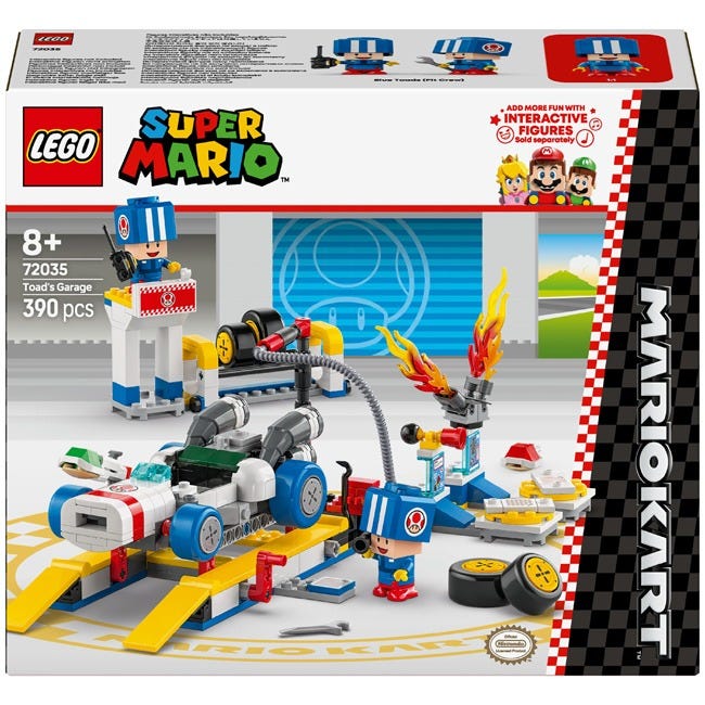 LEGO SUPER MARIO MARIO KART TOADÆS GARAGE