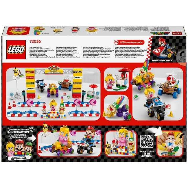 LEGO SUPER MARIO MARIO KART BABY PEACH AND GRAND PRIX SET