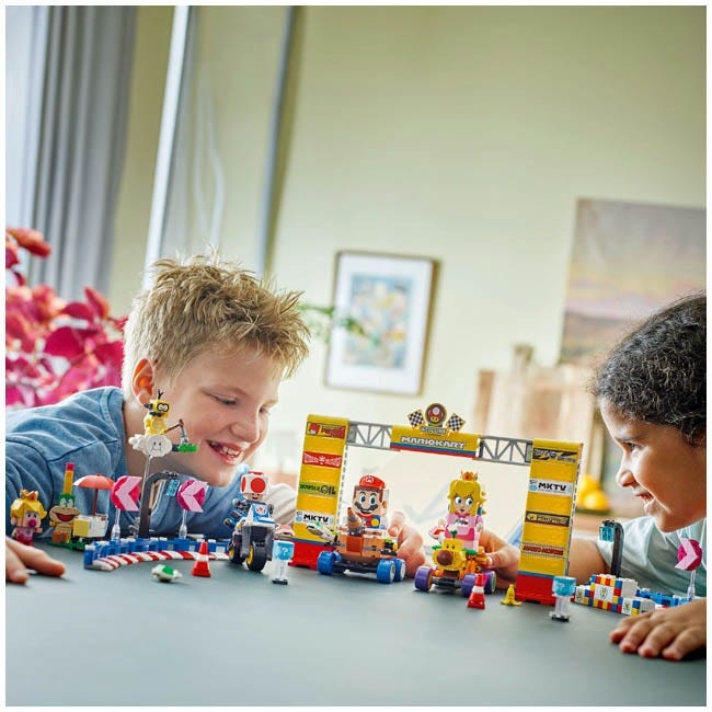 LEGO SUPER MARIO MARIO KART BABY PEACH AND GRAND PRIX SET