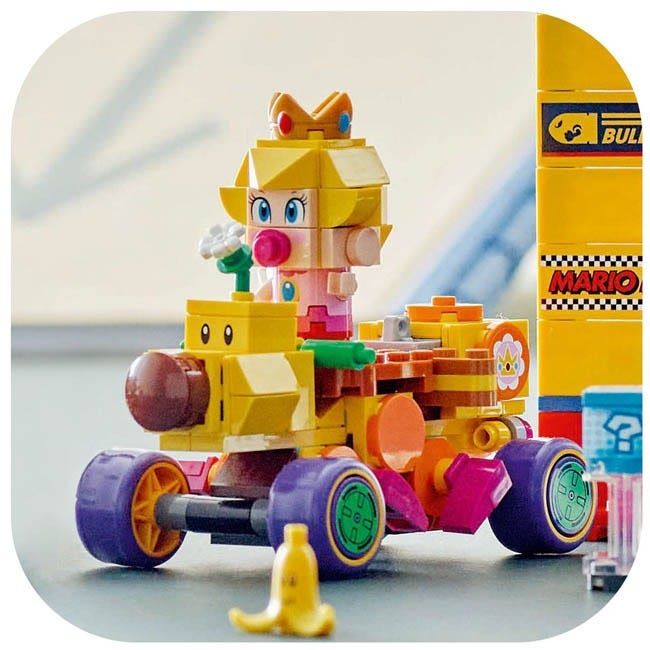 LEGO SUPER MARIO MARIO KART BABY PEACH AND GRAND PRIX SET