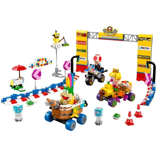 LEGO SUPER MARIO MARIO KART BABY PEACH AND GRAND PRIX SET