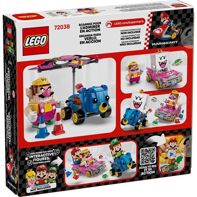LEGO SUPER MARIO MARIO KART WARIO AND KING BOO