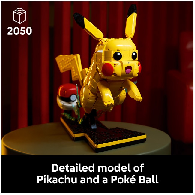 LEGO POKEMON PIKACHU AND POKE BALL