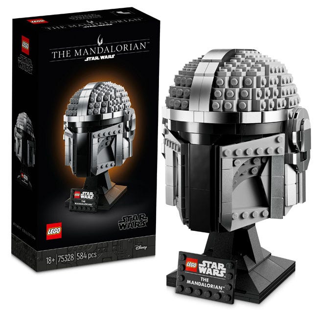 LEGO STAR WARS THE MANDALORIAN HELMET
