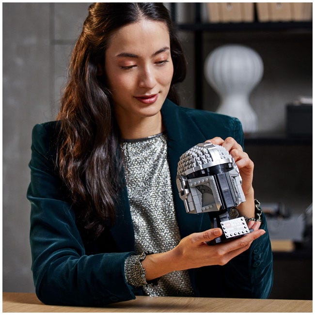 LEGO STAR WARS THE MANDALORIAN HELMET