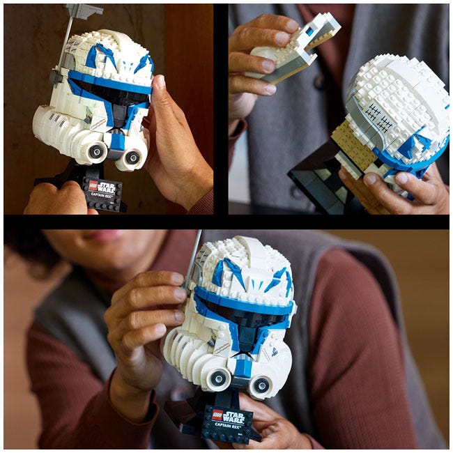 LEGO STAR WARS CAPTAIN REX HELMET