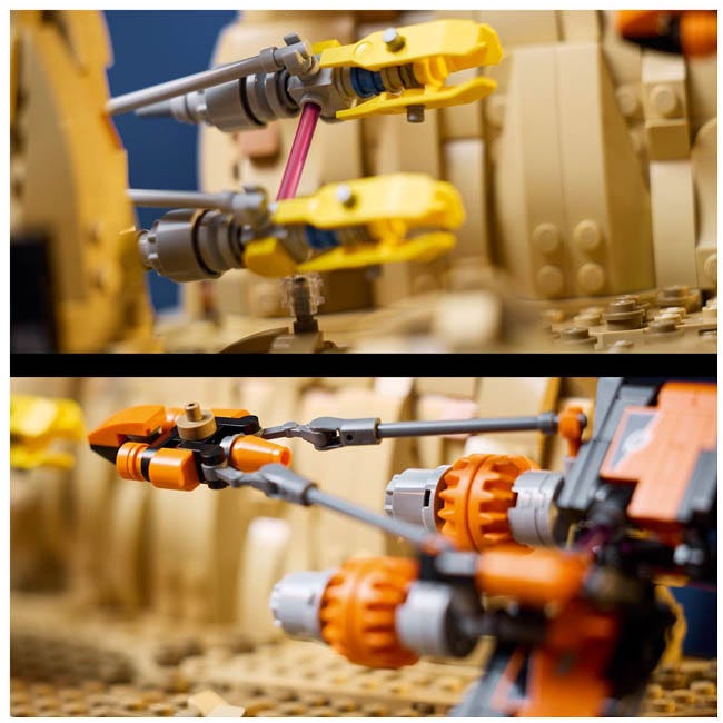 LEGO STAR WARS MOS ESPA PODRACE DIORAMA