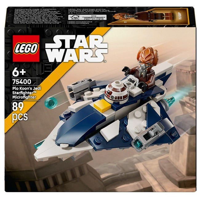 LEGO STAR WARS PLO KOONS JEDI STARFIGHTER MICROFIGHTER