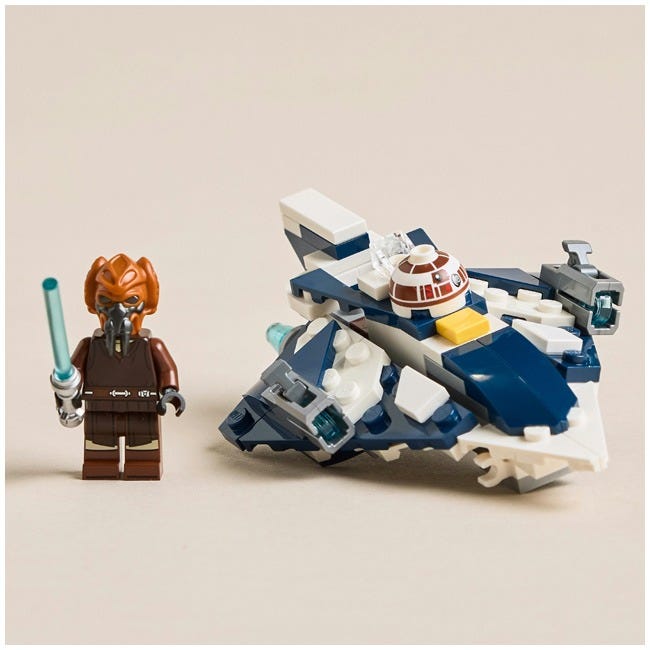 LEGO STAR WARS PLO KOONS JEDI STARFIGHTER MICROFIGHTER