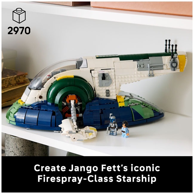 LEGO STAR WARS JANGO FETTÆS FIRESPRAY-CLASS STARSHIP