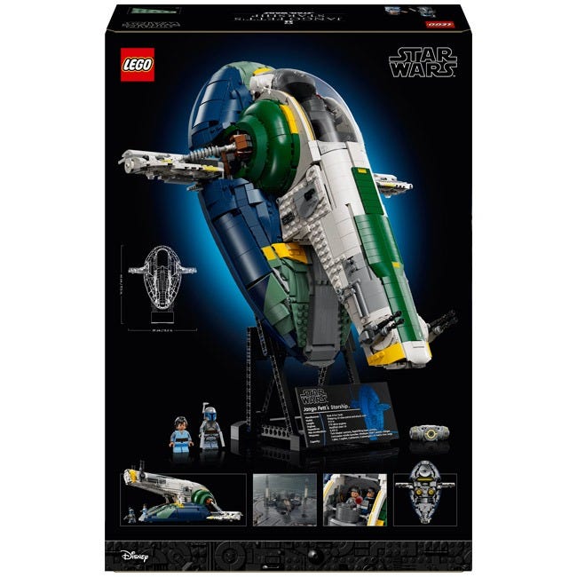 LEGO STAR WARS JANGO FETT'S FIRESPRAY-CLASS STARSHIP