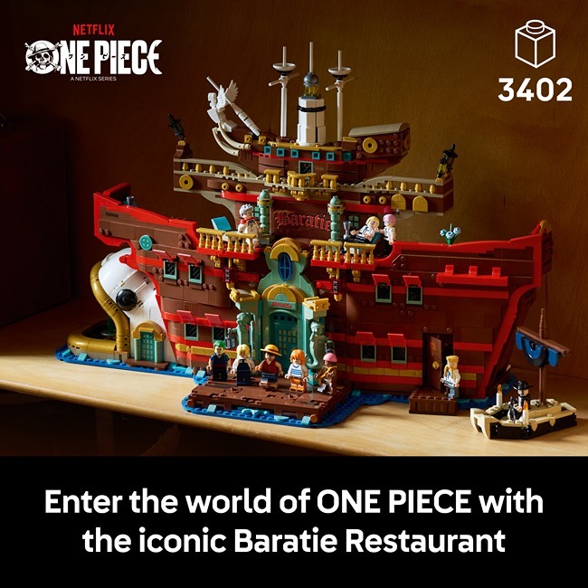 LEGO ONE PIECE THE BARATIE FLOATING RESTAURANT