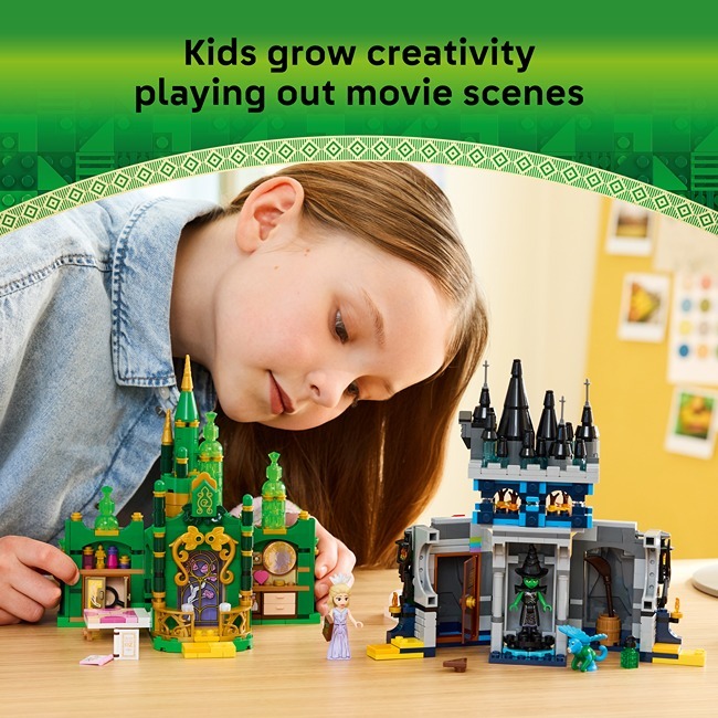 LEGO WICKED EMERALD CITY & KIAMO KO CASTLE