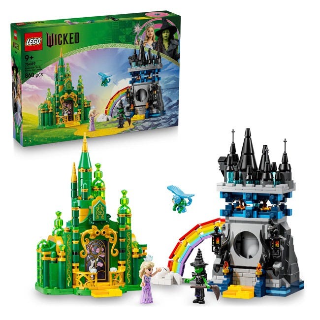 LEGO WICKED EMERALD CITY & KIAMO KO CASTLE