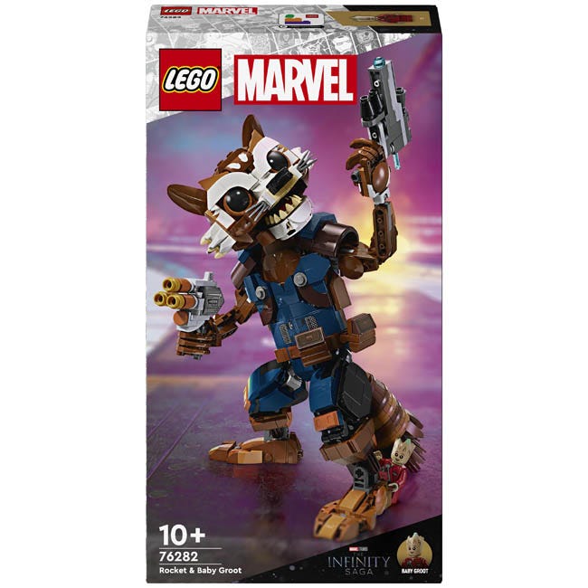 LEGO SUPER HEROES MARVEL ROCKET AND BABY GROOT