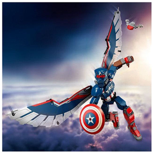 LEGO MARVEL NEW CAPTAIN AMERICA CONSTRUCTION FIGURE