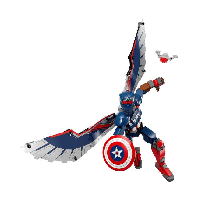 LEGO MARVEL NEW CAPTAIN AMERICA CONSTRUCTION FIGURE