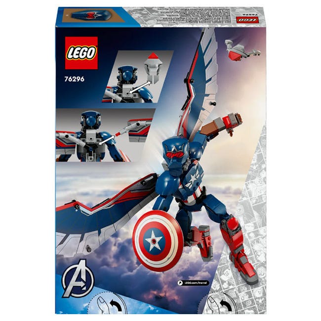 LEGO MARVEL NEW CAPTAIN AMERICA CONSTRUCTION FIGURE